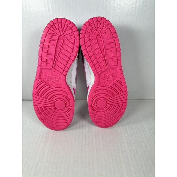 Nike Dunk Low GS Laser Fuchsia Pink Size 5Y FB9109-102 BRAND NEW - Picture 7 of 8